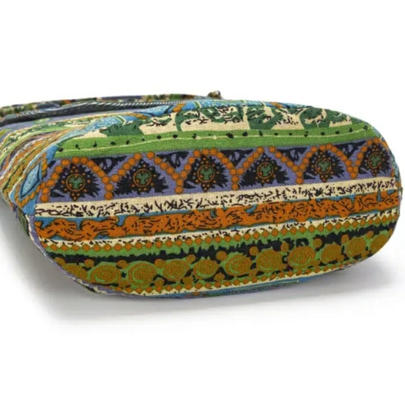 Ethnic-style Canvas Crossbody/Bucket  Bag, NWT - Picture 4 of 5